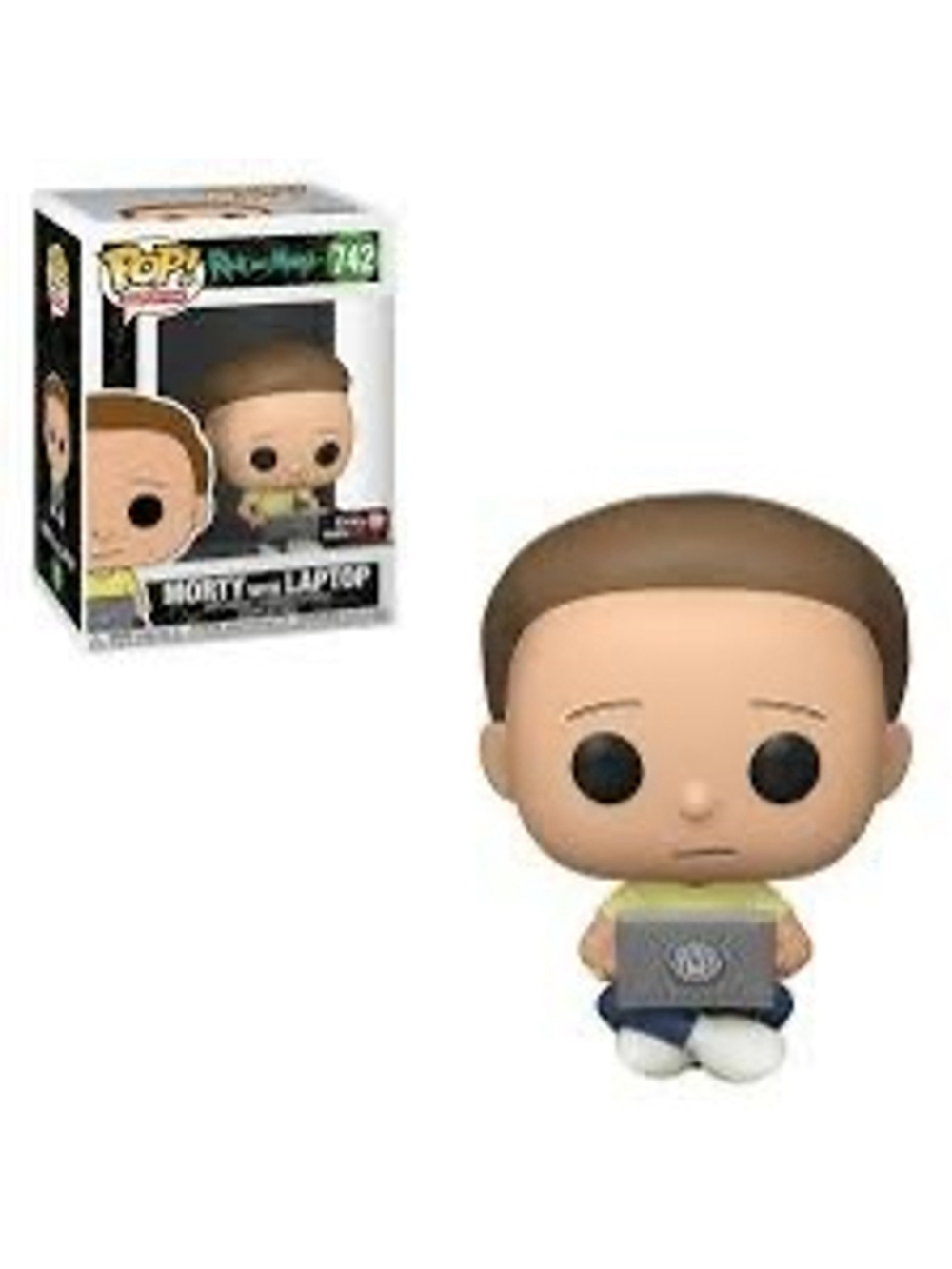 Funko Pop! Rick and Morty Morty with Laptop #742 (GameStop Exclusive) NIB